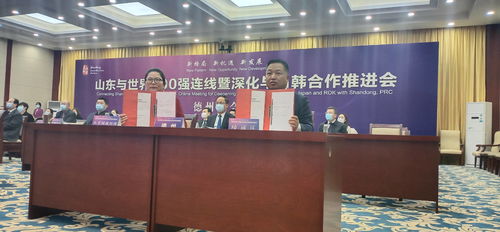绿色低碳环保科技产业项目落户德州 山东与世界500强连线暨深化与日韩合作推进会举行